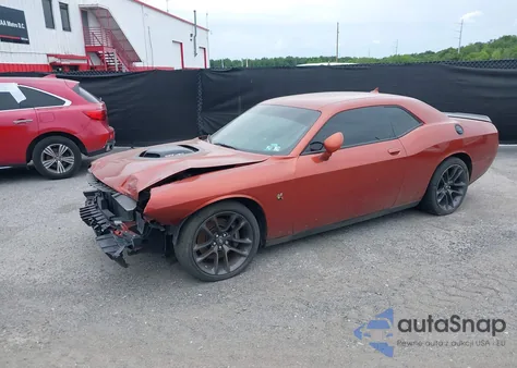 2021 Dodge Challenger R/T Scat Pack z USA, uszkodzony, nr VIN 2C3CDZFJXMH555436